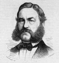 Portrait de Henri (Heinrich) Barth, voyageur et explorateur allemand 1821-1865