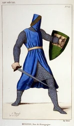 Portrait de Hugues III, duc de Bourgogne (1148-1192).