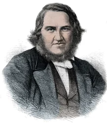 Portrait de James Young Simpson (1811-1870), obstétricien écossais