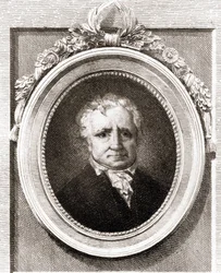 Portrait de Jean Honoré Fragonard, peintre français (1732 - 1806)