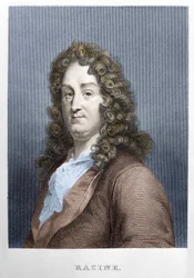 Portrait de Jean Racine (1639 - 1699), dramaturge français.