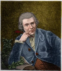 Portrait de Johann Wilhelm Ludwig Gleim (1719-1803), poète allemand