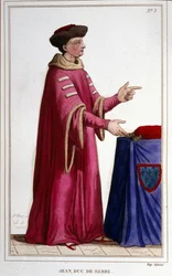 Portrait de Jean, Duc de Berry (1340 - 1416)