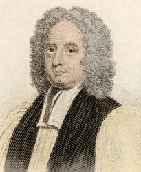 Portrait de John Potter (ca. 1674-1747), ecclésiastique anglais et archevêque de Cantorbéry (gravure du 19ème siècle)