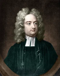 Portrait de Jonathan Swift, écrivain irlandais (1667-1745)