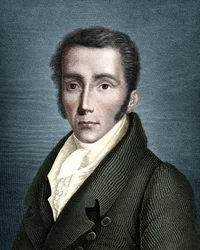Portrait de Joseph von Fraunhofer (1787-1826) opticien et physicien allemand, fondateur de la spectroscopie.