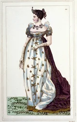 Portrait de Joséphine de Beauharnais Bonaparte, impératrice des Français en costume impérial