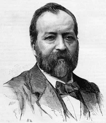 Portrait de Jules Castagnary (1830-1888), avocat, journaliste et homme politique français.