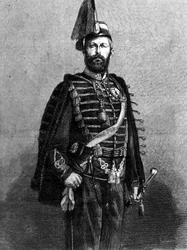 Portrait du roi Charles XV de Suède (1826 - 1872).