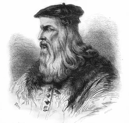 Portrait de Léonard de Vinci (1452 - 1519).