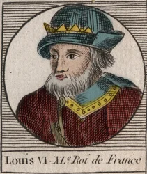 Portrait de Louis VI, dit Le Gros - gravure de « Instruction sur l