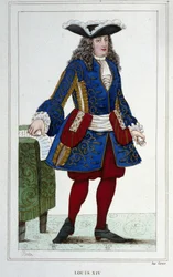 Portrait de Louis XIV (1638 - 1715), Roi de France.