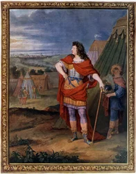 Portrait de Louis XIV vêtu en empereur romain