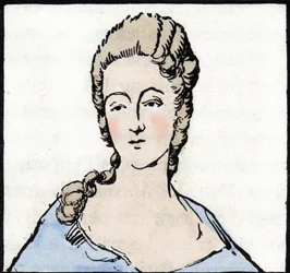 Portrait de Marie Gouze dit Olympe de Gouges (dessin)