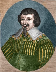 Portrait de Martin Opitz (Martinus Opitius) (1597-1639) père de la poésie allemande