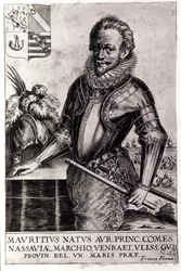 Portrait de Maurice de Nassau, Prince d