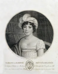 Portrait de Mme de Staël - gravure