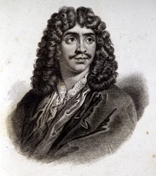 Portrait de Molière, gravure du 19e siècle
