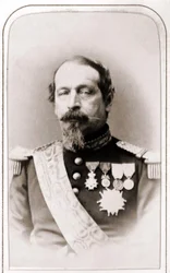 Portrait de Napoléon III. Photographie du XIXe siècle
