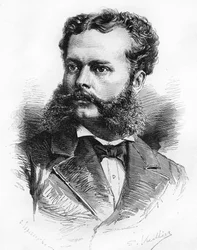 Portrait de Nicolás de Piérola, président de la République du Pérou de 1895 à 1899.