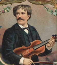 Portrait de Pablo de Sarasate (1844-1908), de son nom complet Pablo Martín Melitón de Sarasate y Navascués, violoniste et compositeur espagnol.