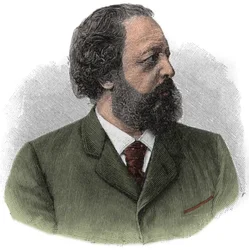 Portrait de Paul Johann Ludwig von Heyse (1830-1914) écrivain allemand.