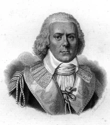 Portrait de Paul de Barras (1755-1829), homme politique français, gravure du 19e siècle