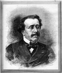 Portrait de Paul de Saint-Victor (Saint Victor) (1825-1881) écrivain français