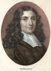 Portrait de Pierre Bayle philosophe et écrivain français (1647-1706)