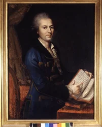 Portrait de Pietro Verri (1728 - 1797). Peinture anonyme. XVIIIe ou XIXe siècle. Museo de Milan