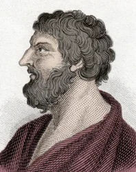 Portrait de Pittacos de Mytilène homme d