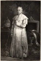 Portrait du Pape Pie IX (Giovanni Maria Mastai Ferretti)