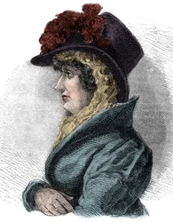 Portrait de la reine Caroline de Brunswick (1768-1821), épouse de George IV, roi d
