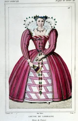 Portrait de la reine Louise de Lorraine (1553 - 1601), épouse d
