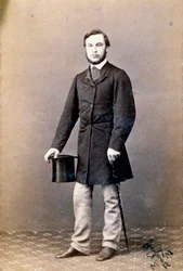 Portrait de Ricciotti Garibaldi (1847-1924), fils du patriote italien Giuseppe Garibaldi et de sa première femme Anita