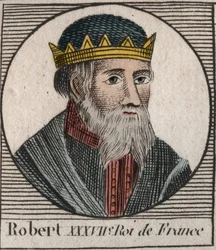 Portrait de Robert I (ca. 860-923), roi de Francie occidentale de 922 à 923 - gravure de « Instruction sur l