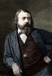 Portrait de Théophile Gautier (1811-1872), écrivain français