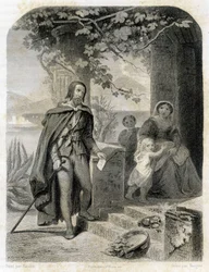 Portrait de Torquato Tasso, dit en français Le Tasse (1544 - 1595)