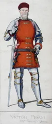 Portrait de Vittore Pisani. Amiral vénitien (1324 - 1380)