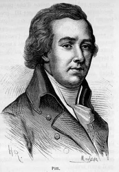 Portrait de William Pitt le Jeune, ancien ministre britannique.