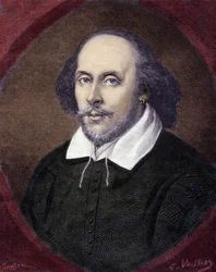 Portrait de William Shakespeare (1564-1616), dramaturge anglais