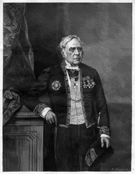 Portrait du compositeur anglais Daniel François Esprit Auber (Daniel-François-Esprit) (1782-1871)