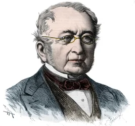 Portrait du chancelier Prince Alexandre Mikhaïlovitch Gortchakov (Alexandre Gortchakov) (1798-1883) - Gravure de 1868