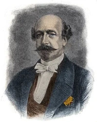Portrait du financier et homme politique français Charles de Morny dit Comte de Morny (ou Duc) (1811-1865) demi-frère de Napoléon III