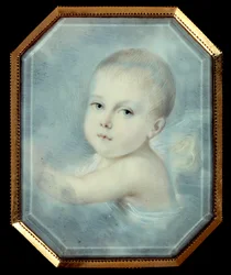 Portrait du Roi de Rome bébé (1811-1832), fils de l