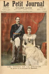 Portraits du prince et de la princesse du Danemark, Frederik VIII (Frédéric VIII de Danemark)