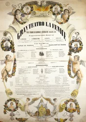 Affiche pour la représentation de l