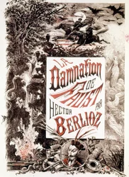 Affiche de La Damnation de Faust par Hector Berlioz