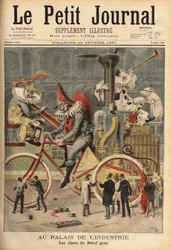 Présentation et assemblage des chars de carnaval au Palais de l