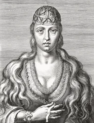 Princesse Jeanne du Portugal. Joana. Portrait.